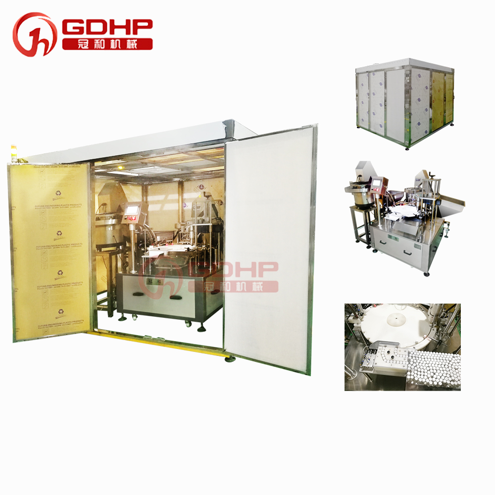 试剂无菌灌装旋盖一体机 试剂无菌灌装旋盖一体机