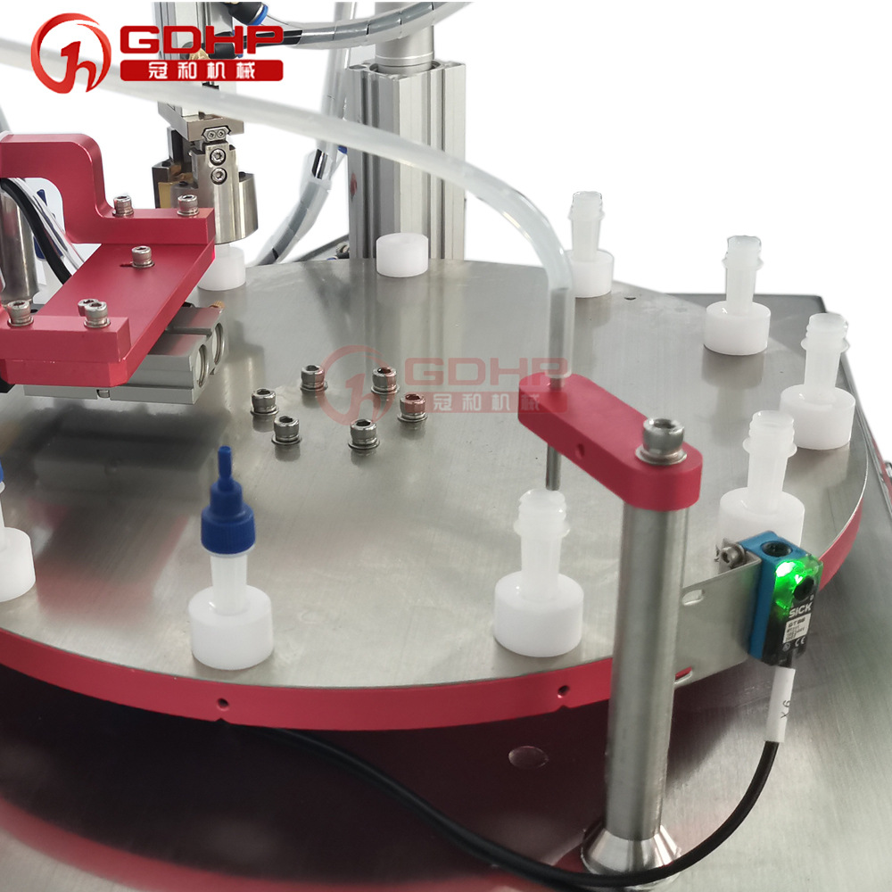 半自动检测试剂管灌装旋盖一体机-10