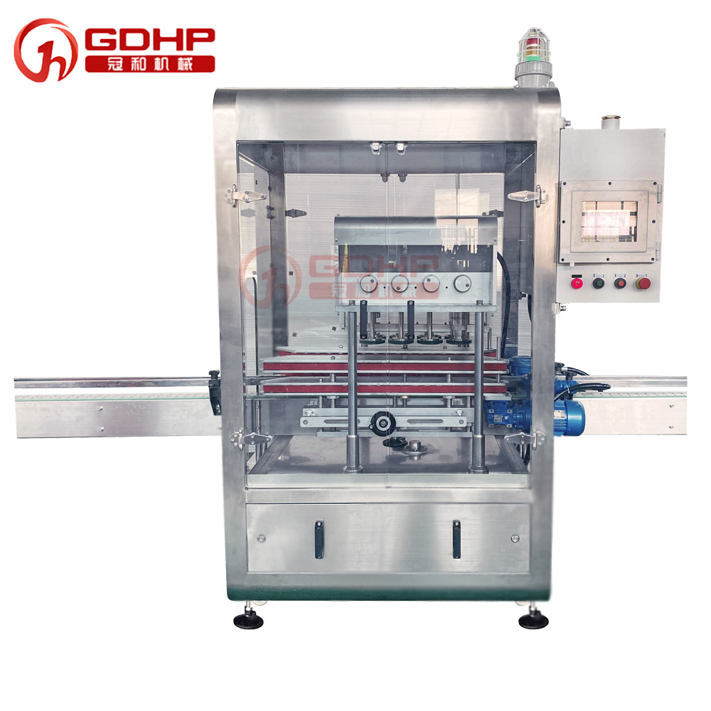 517免洗洗手液灌装旋盖贴标生产线大瓶-4